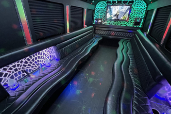 Chesapeake Limo Bus Interior