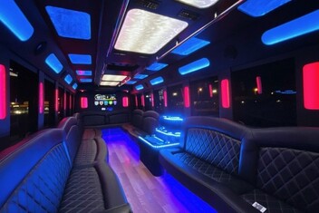 Chesapeake Limousine Bus Interior