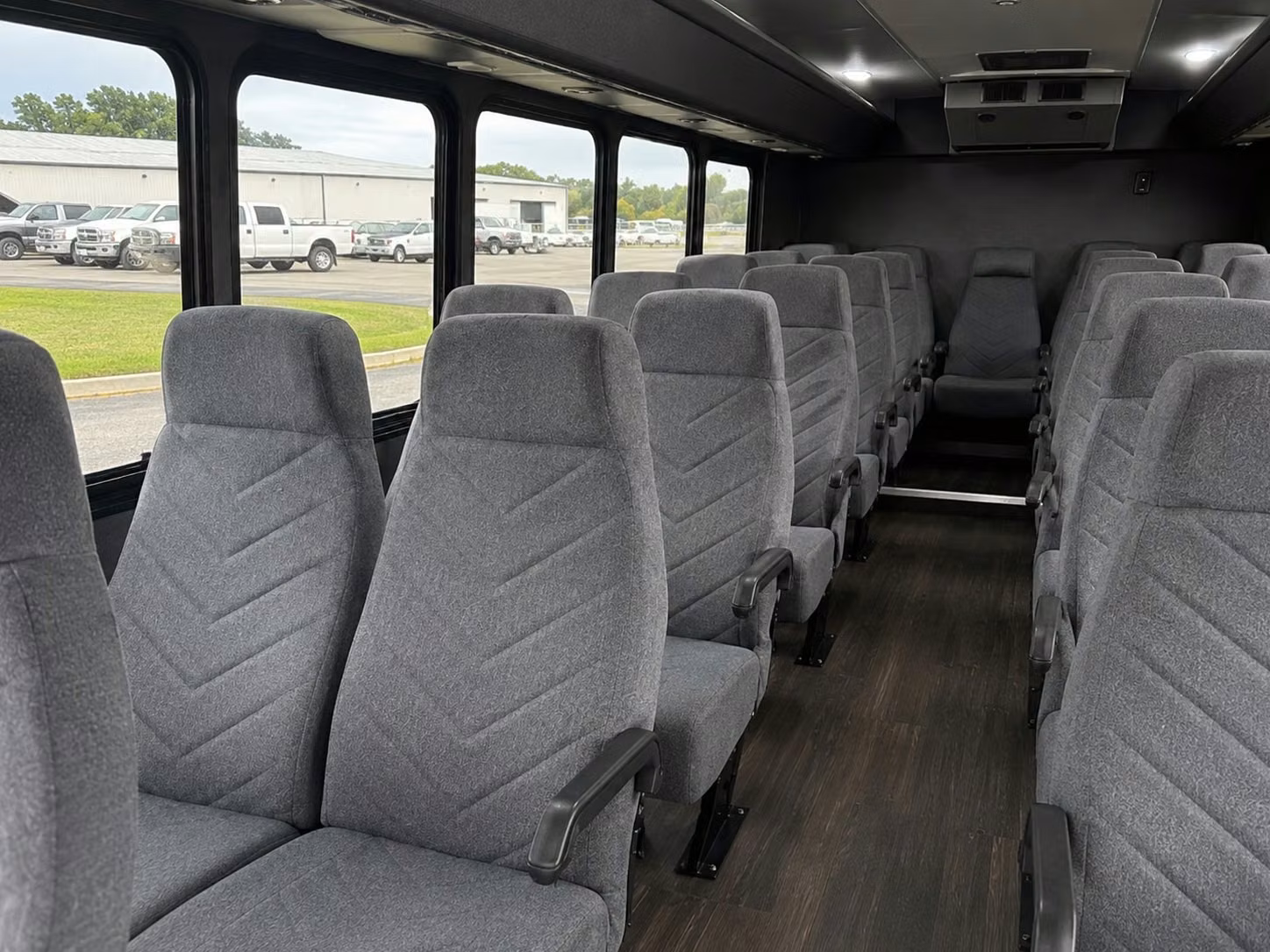 18 passenger minibus interior