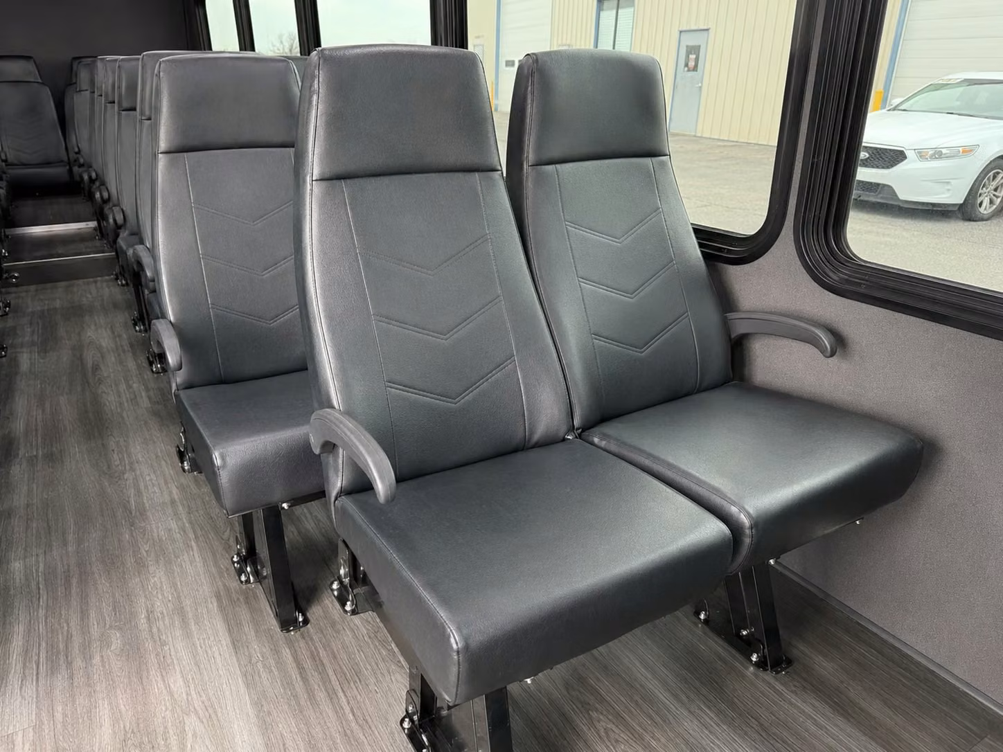 20 passenger minibus interior