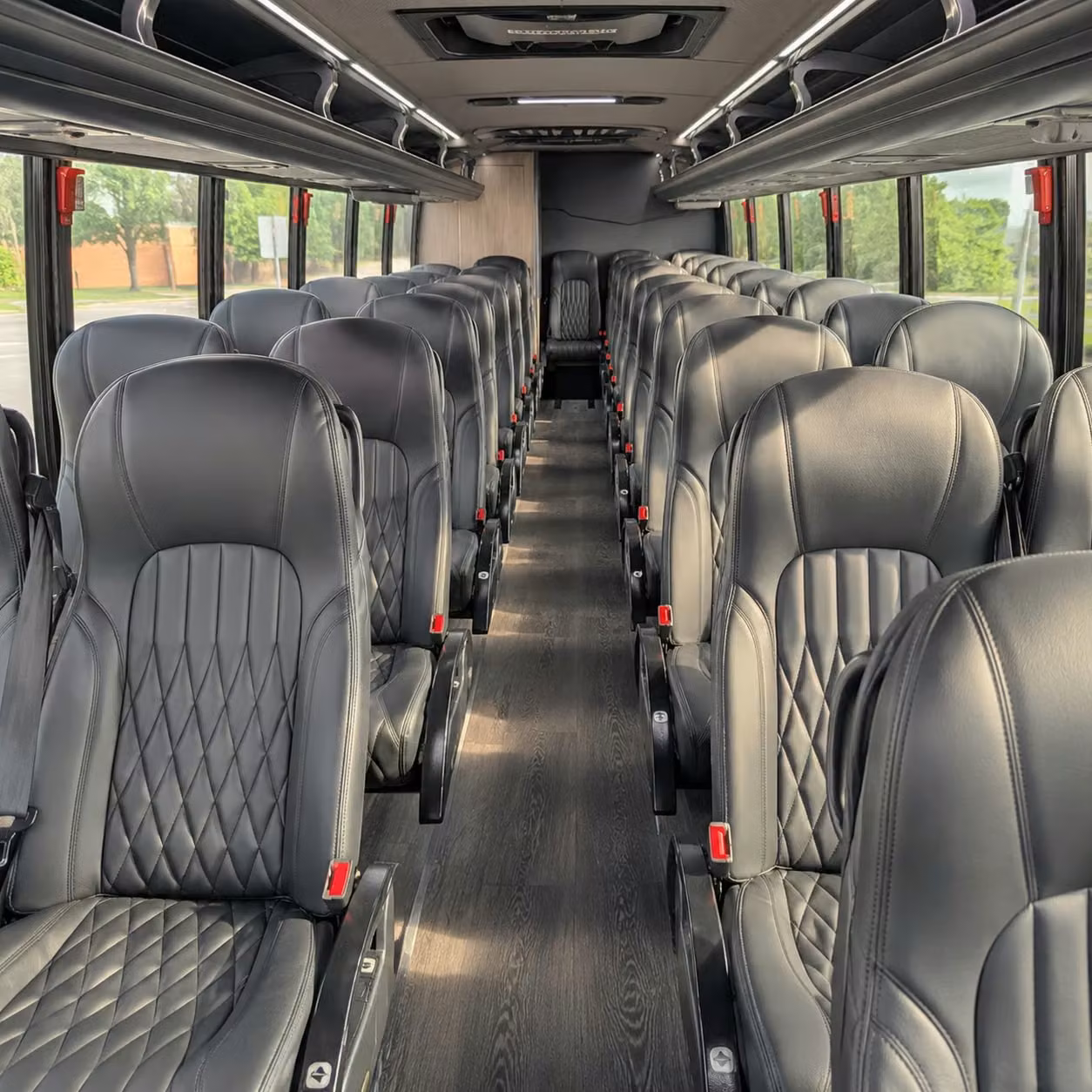 25 passenger minibus interior