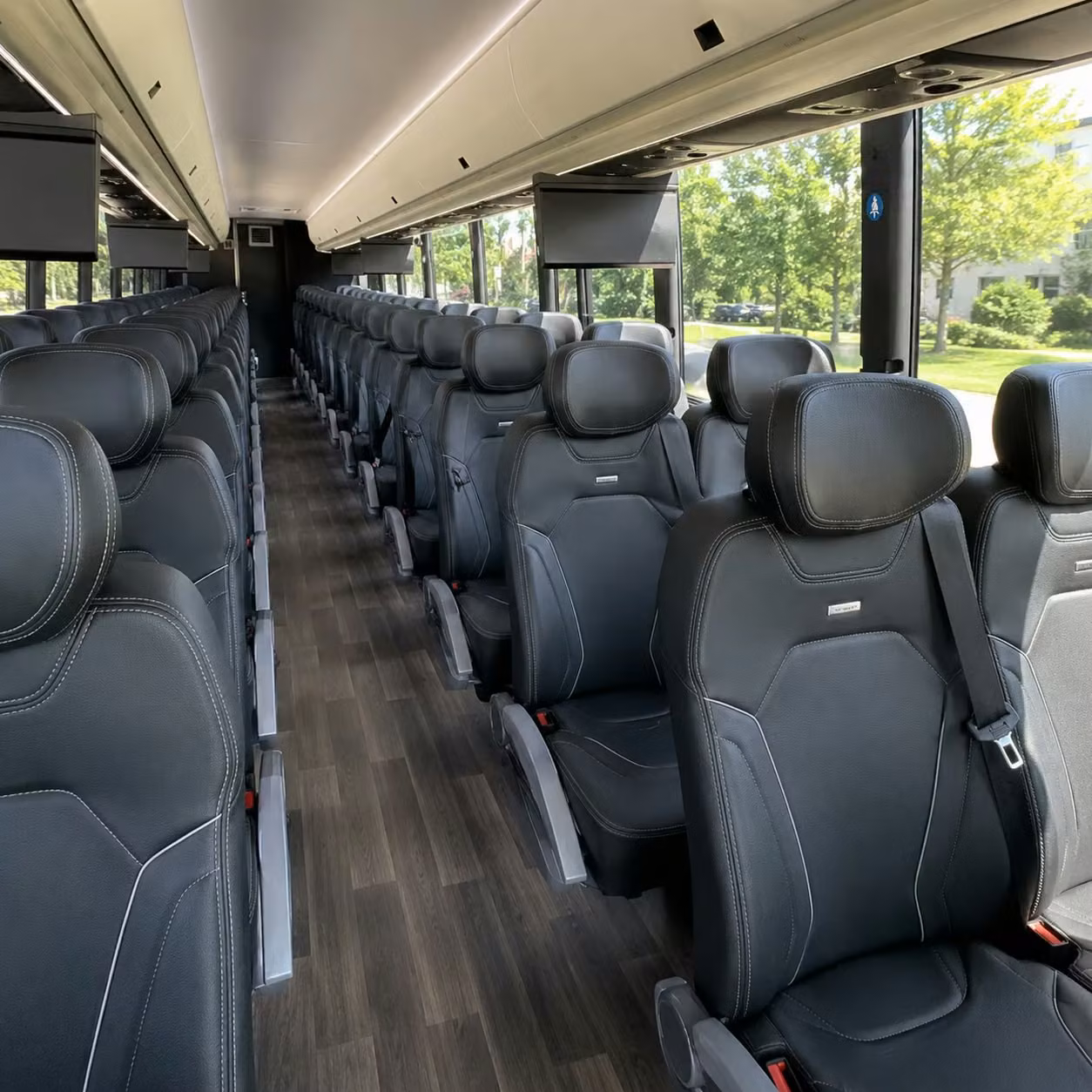 chesapeake charter bus interior gallery