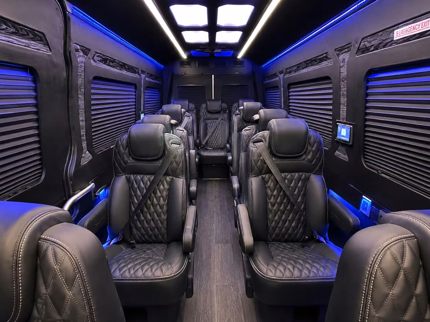 sprinter van with driver inside